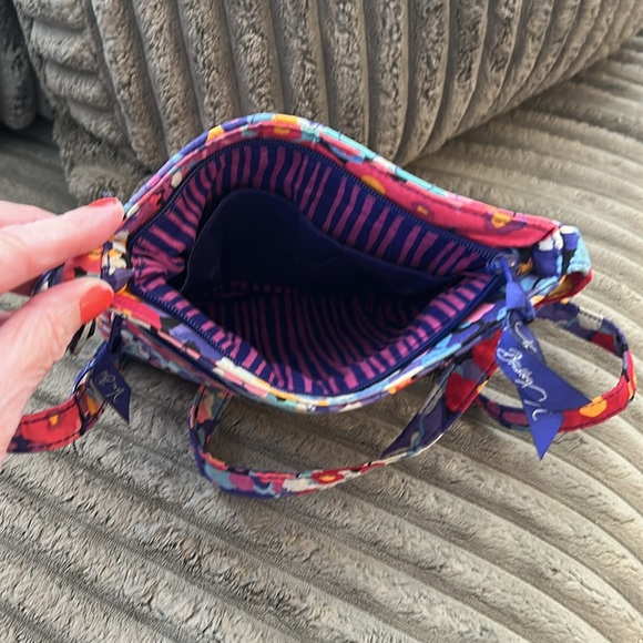 Vera Bradley Impressionista Shoulder Crossbody Bag 💜💙🩵 Colorful ❤️🩷🧡🖤 - Picture 4 of 13